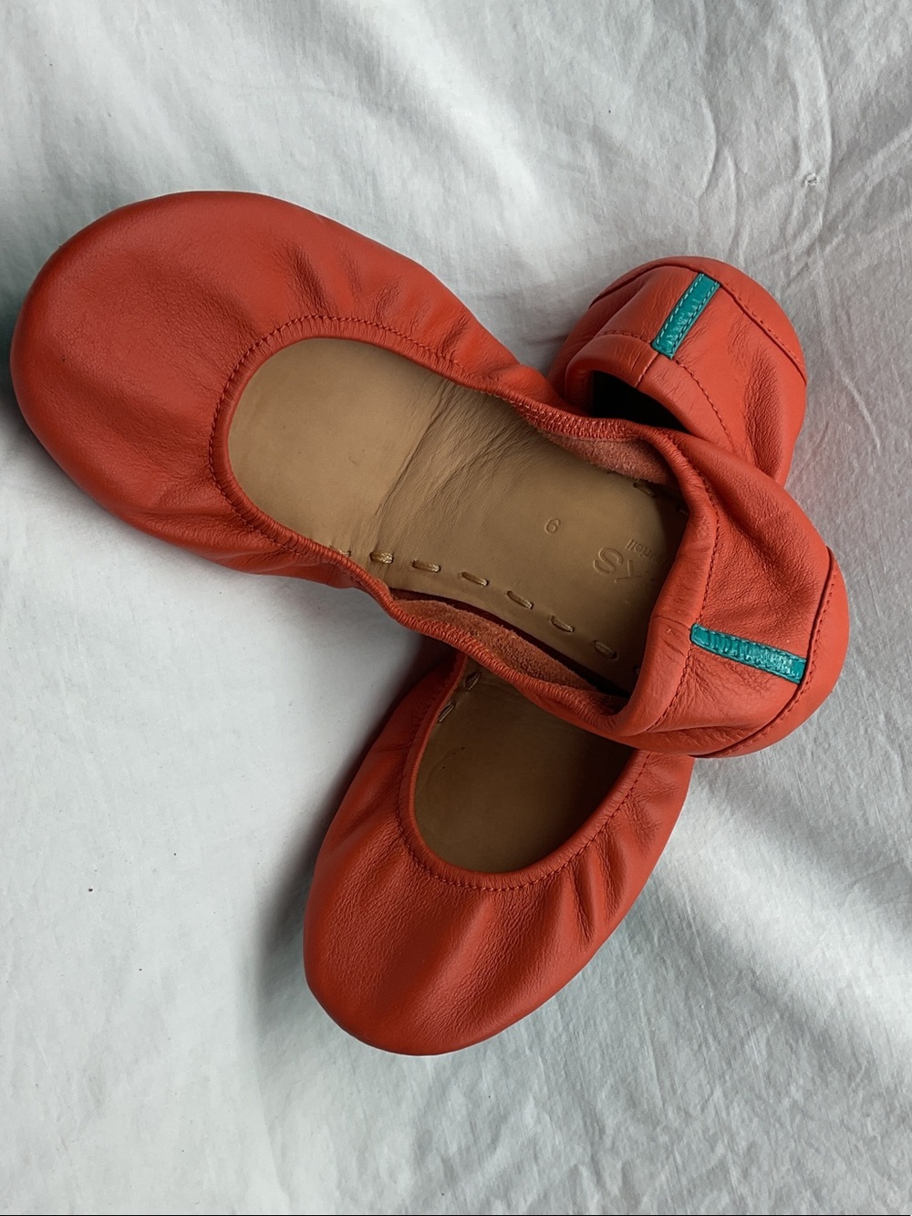 Tieks by Gavrieli Tangerine size 9